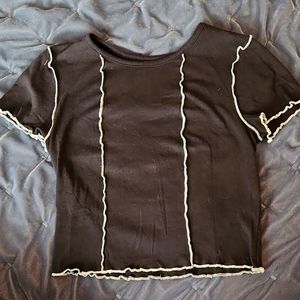 Kohls black crop top